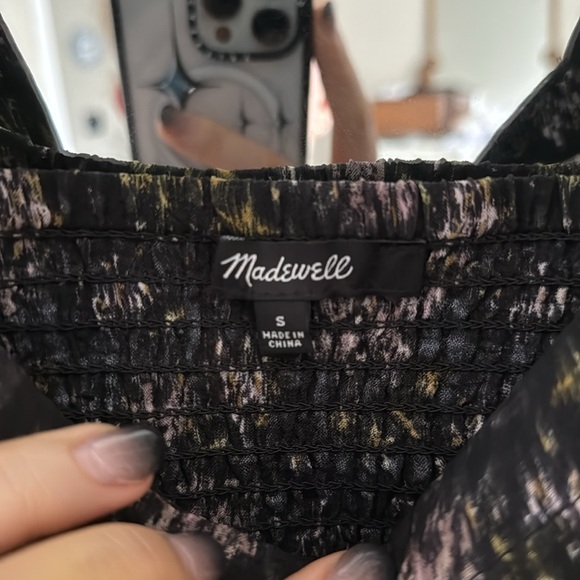 Madewell | Cropped Floral Top | Size S - Picture 2 of 6